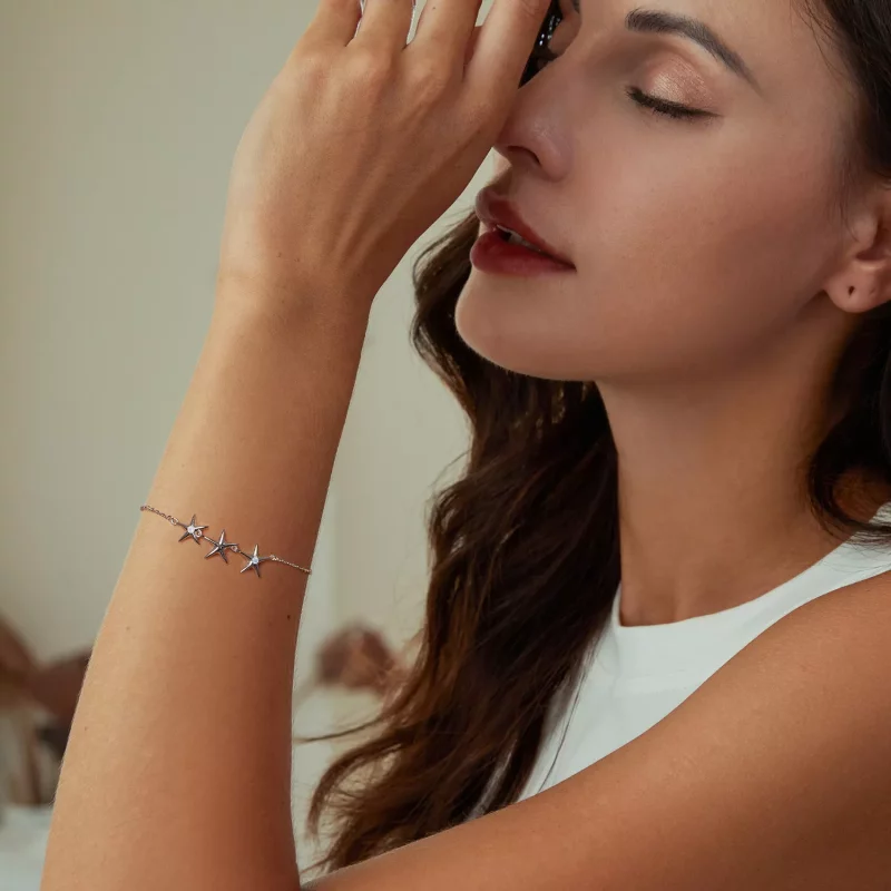 (imagen para) Pulsera de estrella de mar estilo PANDORA - SCB275 - Ver 7