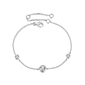 (imagen para) Pulsera de moissanita estrellada estilo PANDORA (con un certificado) - MSB018