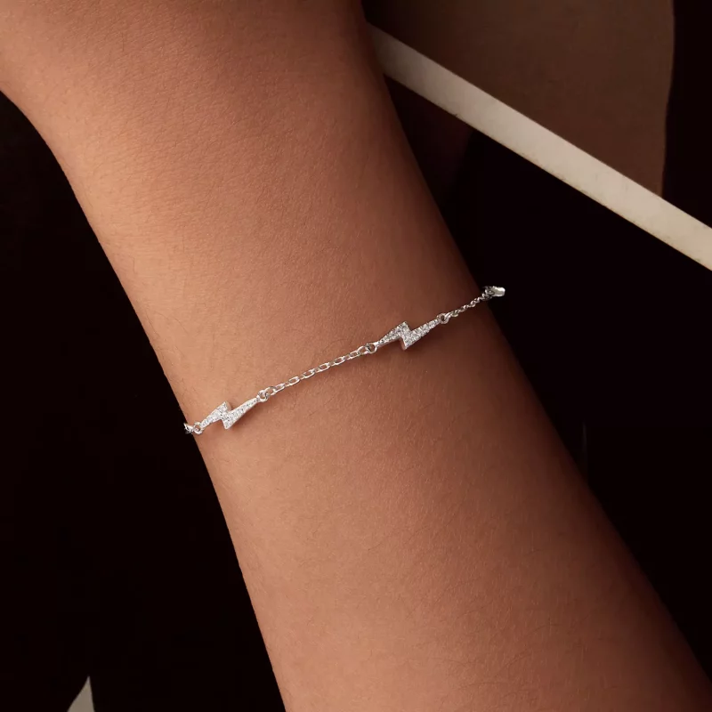 (imagen para) Pulsera estilo PANDORA con relámpagos - BSB181 - Ver 8