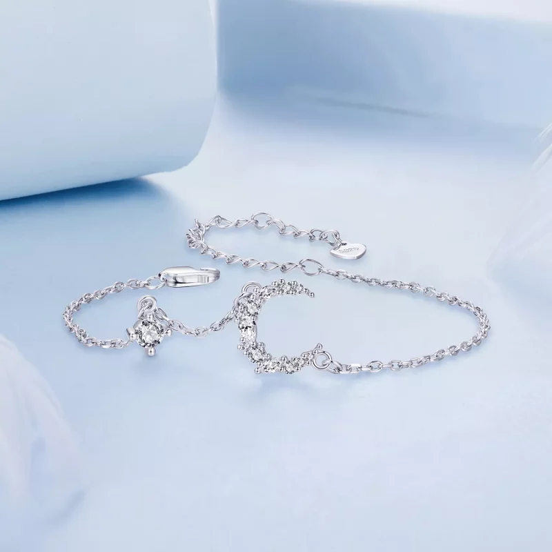(imagen para) Pulsera estilo PANDORA Moonlight - BSB174 - Ver 3