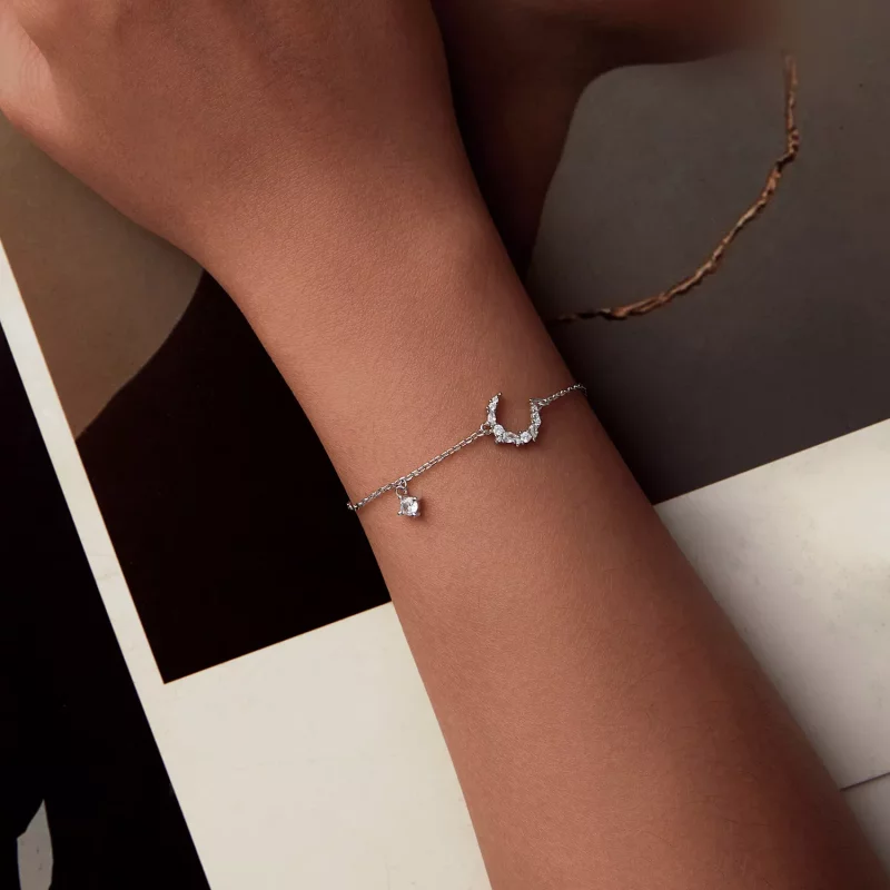 (imagen para) Pulsera estilo PANDORA Moonlight - BSB174 - Ver 4