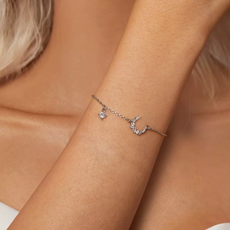 (imagen para) Pulsera estilo PANDORA Moonlight - BSB174 - Ver 5