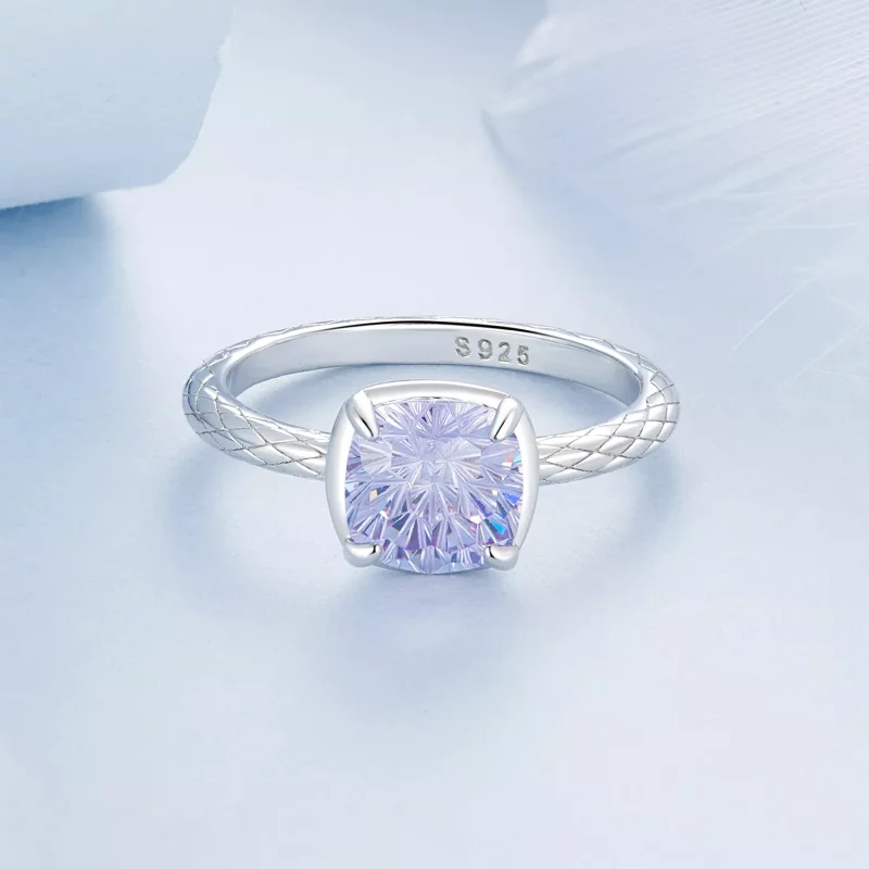 (imagen para) Anillo de fuegos artificiales brillantes estilo PANDORA - BSR573 - Ver 3
