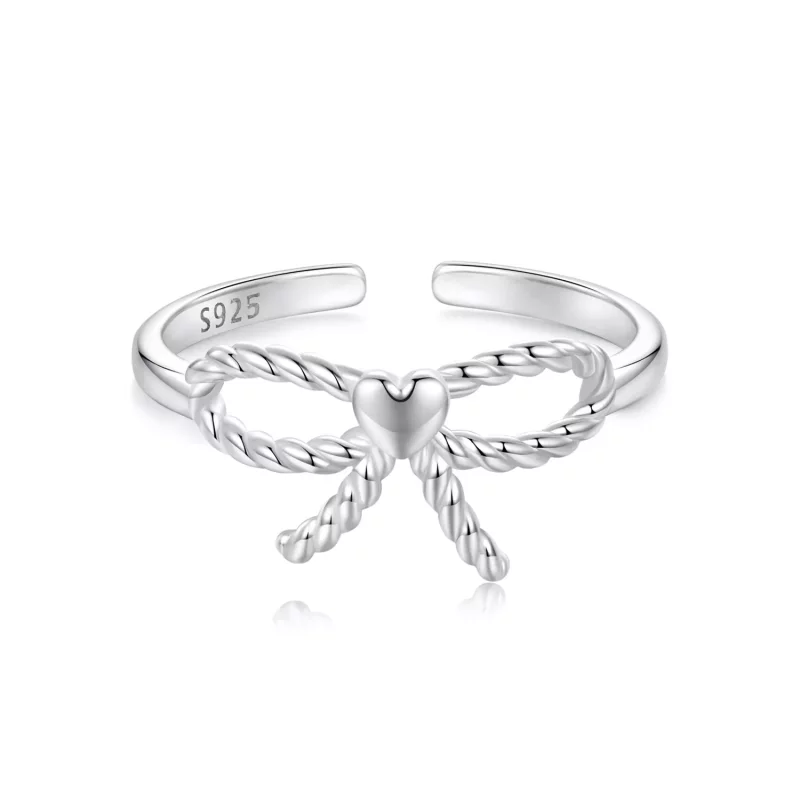 (imagen para) Anillo de lazo trenzado estilo PANDORA - BSR583-E