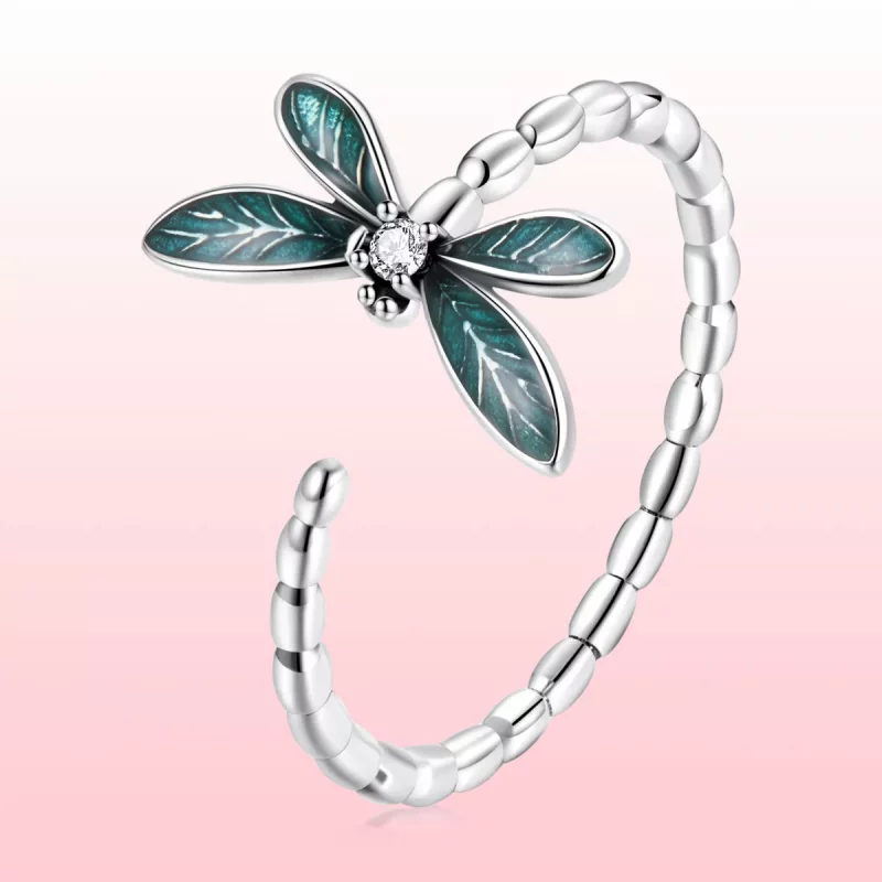 (imagen para) Anillo de libélula con estilo PANDORA - BSR216 - Ver 4