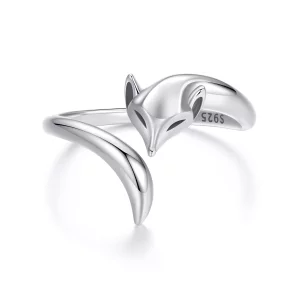Anillo de zorro estilo PANDORA - SCR1066-E (imagen para) Anillo de zorro estilo PANDORA - SCR1066-E