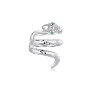 Brazalete de oreja con forma de serpiente estilo PANDORA - SCE1779 (imagen para) Brazalete de oreja con forma de serpiente estilo PANDORA - SCE1779