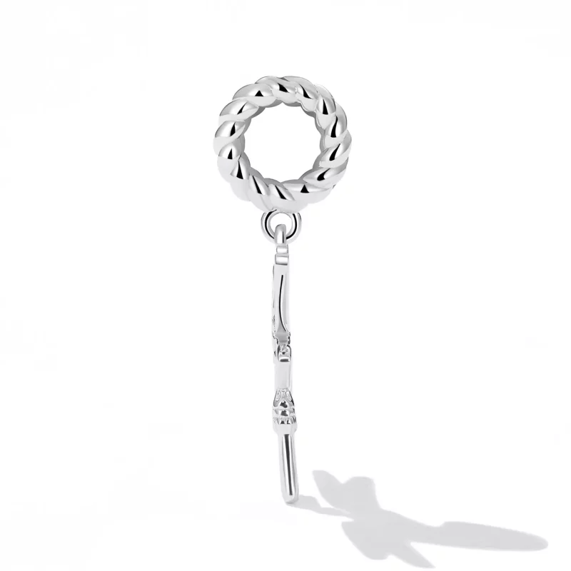 (imagen para) Colgante con forma de llave de libélula estilo PANDORA - BSC603 - Ver 3