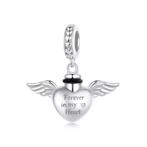 (imagen para) Colgante con urna para mascotas estilo PANDORA - BSC1036
