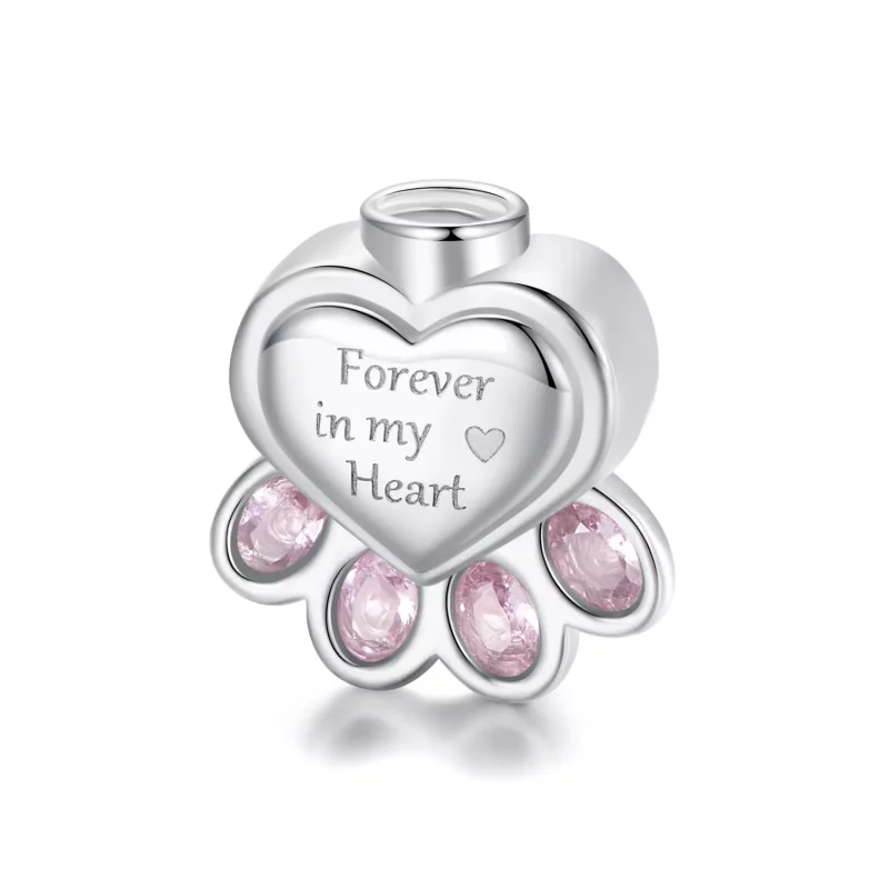 (imagen para) Colgante con urna para mascotas estilo PANDORA - BSC1037 - Ver 9