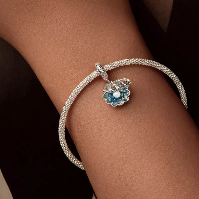 (imagen para) Colgante de concha estilo PANDORA - SCC2884 - Ver 5