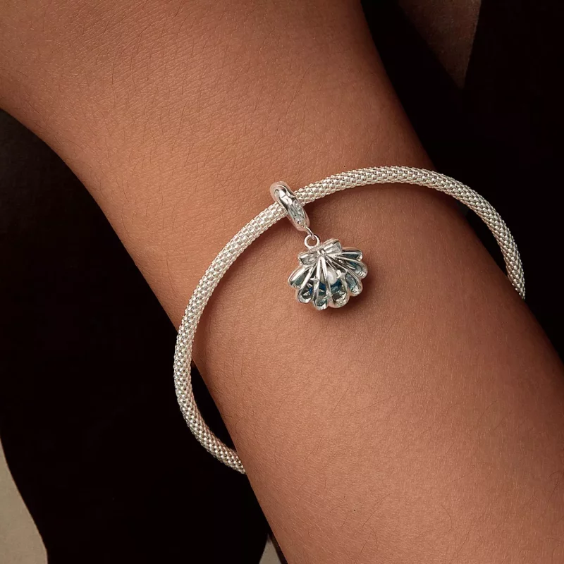(imagen para) Colgante de concha estilo PANDORA - SCC2884 - Ver 6