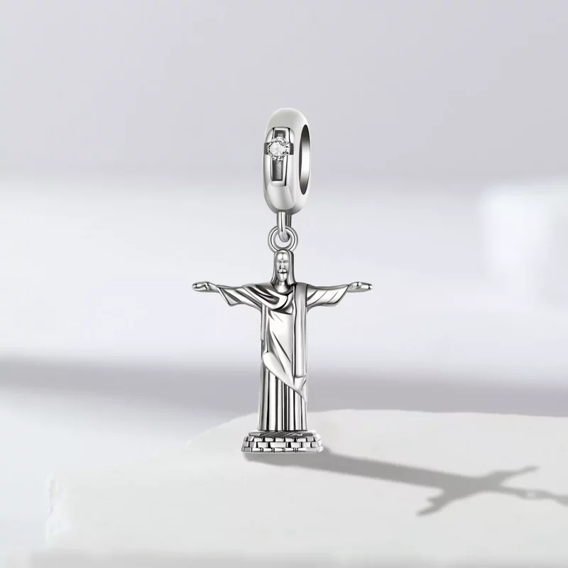 (imagen para) Colgante de Cristo Redentor estilo PANDORA - SCC2875 - Ver 2