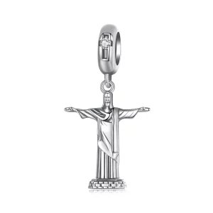 (imagen para) Colgante de Cristo Redentor estilo PANDORA - SCC2875