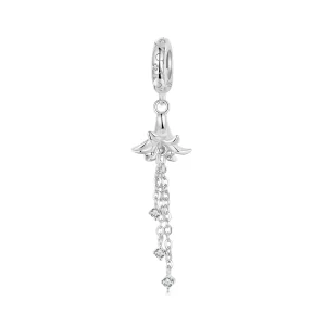 (imagen para) Colgante estilo PANDORA con forma de lirio - SCC2827