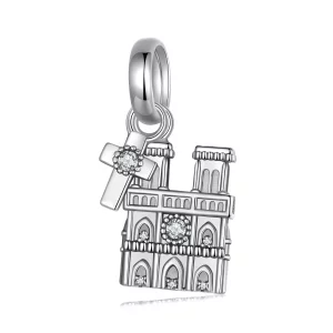 (imagen para) Colgante estilo PANDORA Notre Dame de Paris - SCC2873