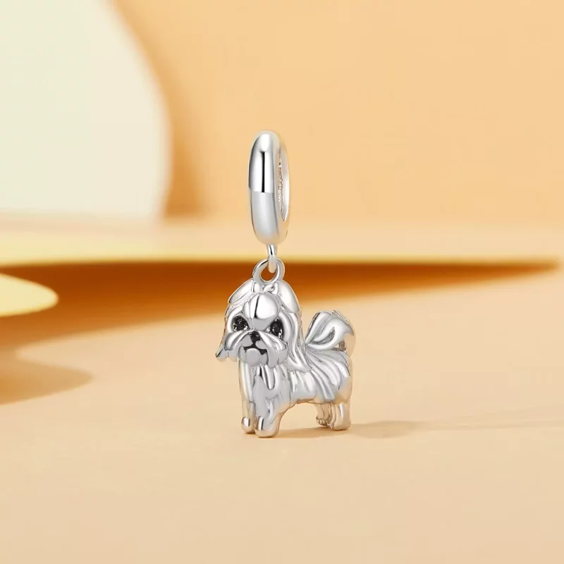 (imagen para) Colgante Shih Tzu estilo PANDORA - SCC2834 - Ver 2