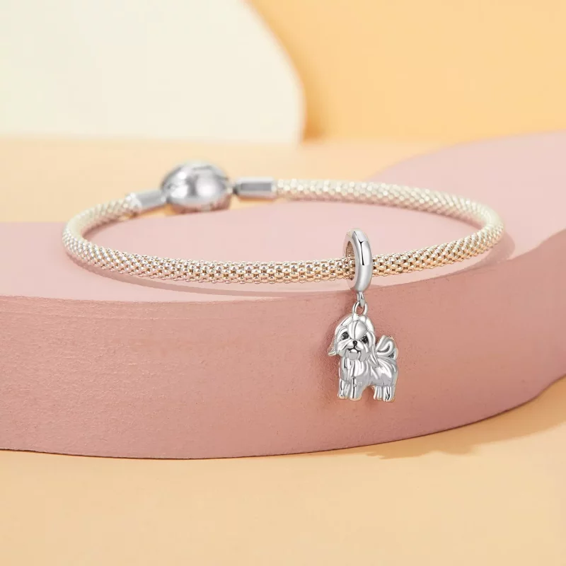 (imagen para) Colgante Shih Tzu estilo PANDORA - SCC2834 - Ver 3