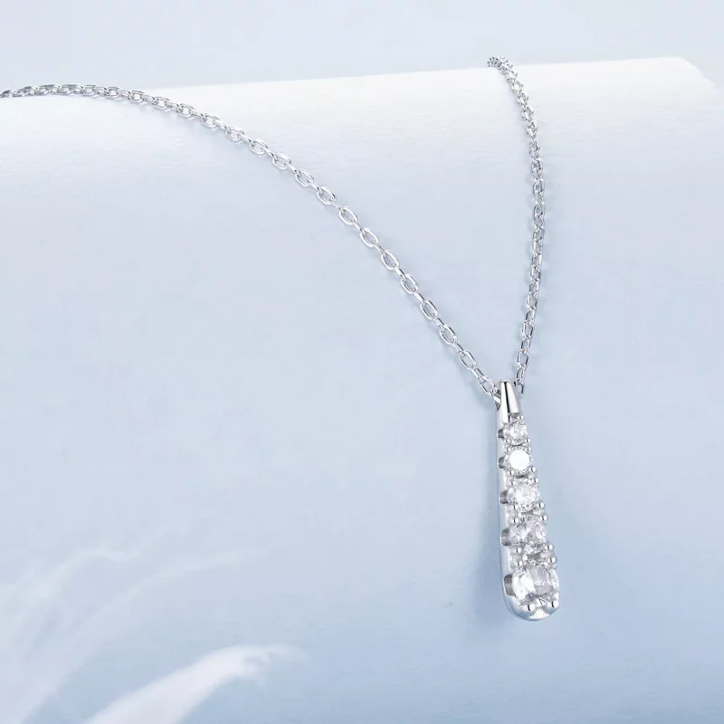 (imagen para) Collar con gota de agua y temperamento estilo PANDORA - BSN399 - Ver 2