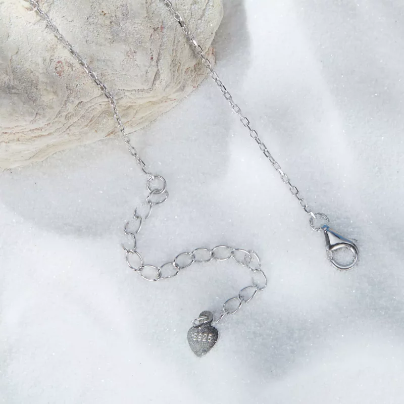 (imagen para) Collar de copo de nieve estilo PANDORA - BSN364 - Ver 4
