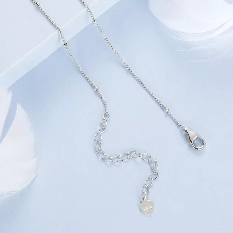 (imagen para) Collar de corazón estilo PANDORA - BSN375 - Ver 4