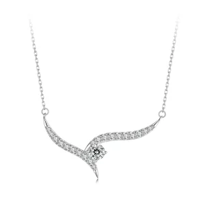 Collar de línea sencilla estilo PANDORA - BSN400 (imagen para) Collar de línea sencilla estilo PANDORA - BSN400