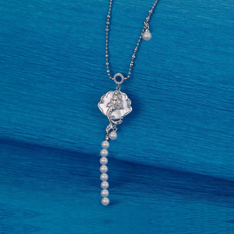(imagen para) Collar de sirena estilo PANDORA - YIN113 - Ver 3