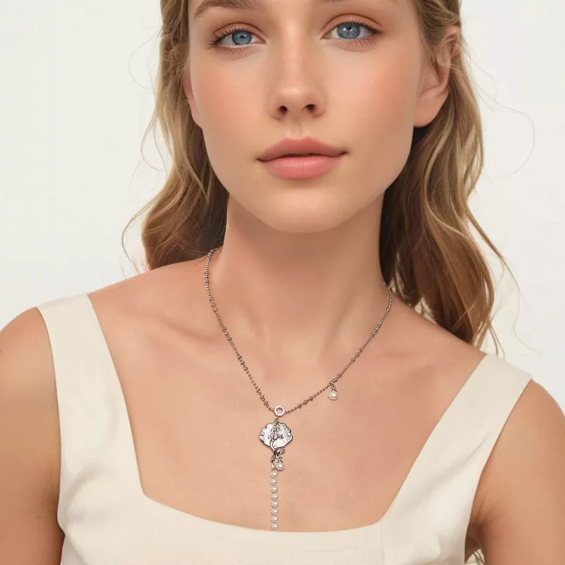(imagen para) Collar de sirena estilo PANDORA - YIN113 - Ver 6