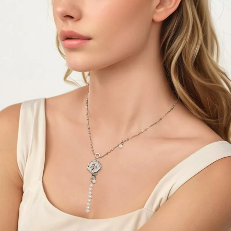 (imagen para) Collar de sirena estilo PANDORA - YIN113 - Ver 7