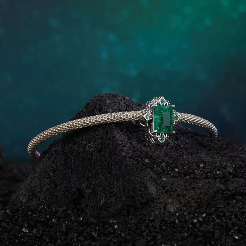 (imagen para) Cuentas con forma de cruz de calavera estilo PANDORA - BSC1063 - Ver 5