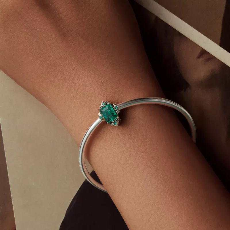 (imagen para) Cuentas con forma de cruz de calavera estilo PANDORA - BSC1063 - Ver 6
