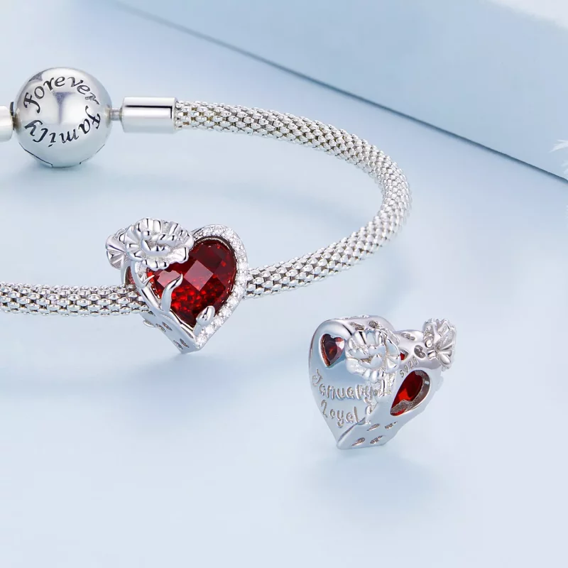 (imagen para) Cuentas de amor estilo PANDORA - BSC660-1 - Ver 5