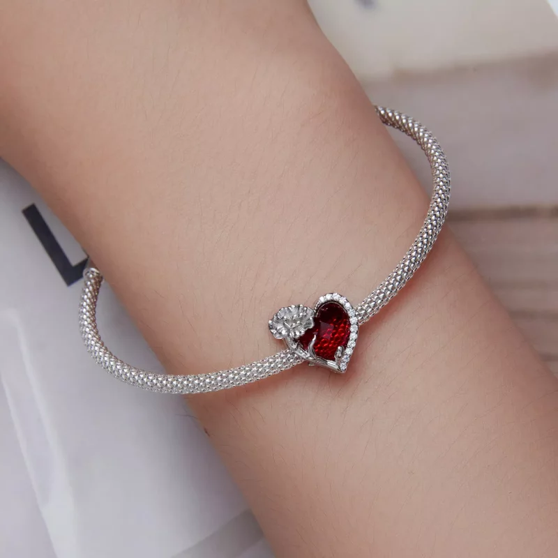 (imagen para) Cuentas de amor estilo PANDORA - BSC660-1 - Ver 6