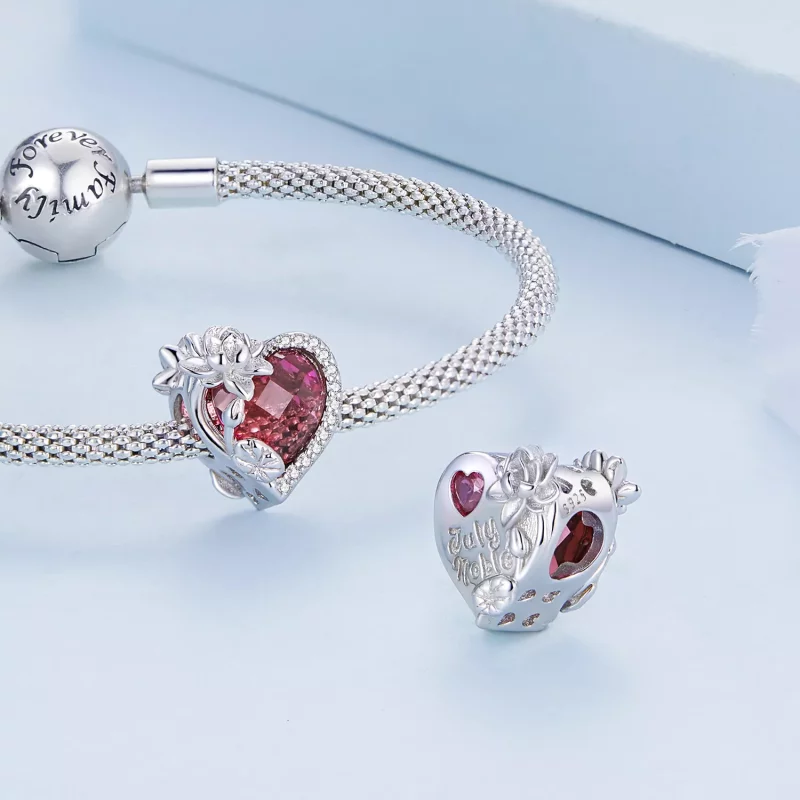 (imagen para) Cuentas de amor estilo PANDORA - BSC660-7 - Ver 5