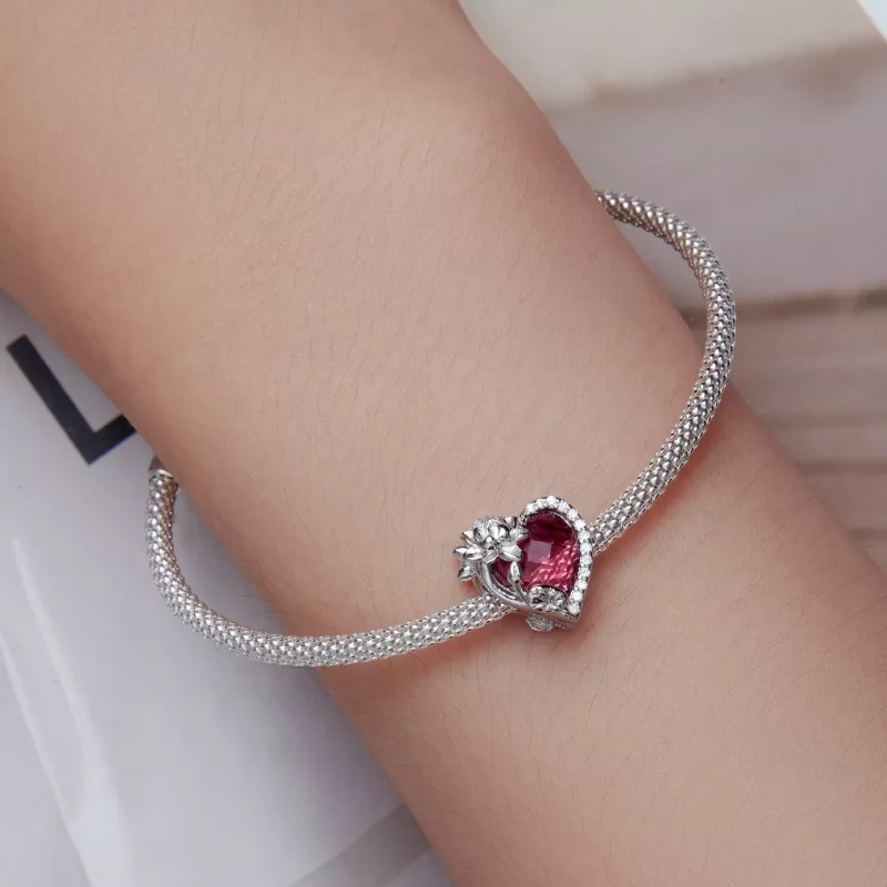 (imagen para) Cuentas de amor estilo PANDORA - BSC660-7 - Ver 6