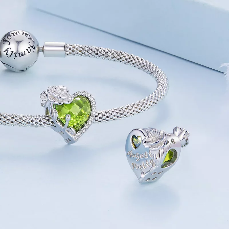 (imagen para) Cuentas de amor estilo PANDORA - BSC660-8 - Ver 5