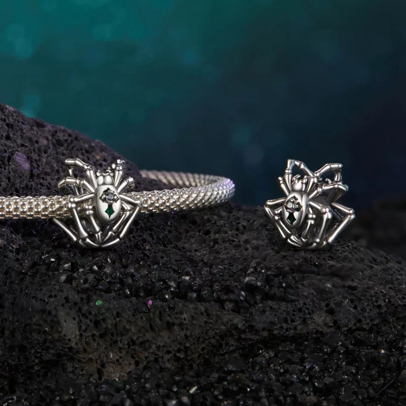 (imagen para) Cuentas de araña misteriosa estilo PANDORA - BSC1062 - Ver 4