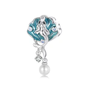 (imagen para) Cuentas de sirena con forma de concha estilo PANDORA - SCC2845