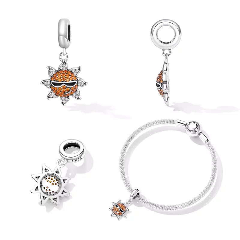 (imagen para) Cuentas de sol exquisitas estilo PANDORA - BSC600 - Ver 2