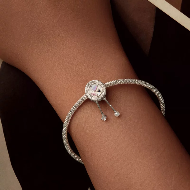 (imagen para) Cuentas de vajilla románticas estilo PANDORA - SCC2891 - Ver 6