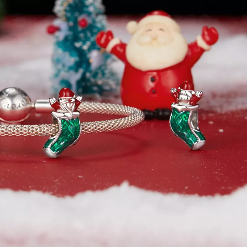 (imagen para) Cuentas para medias navideñas estilo PANDORA - SCC2915 - Ver 4