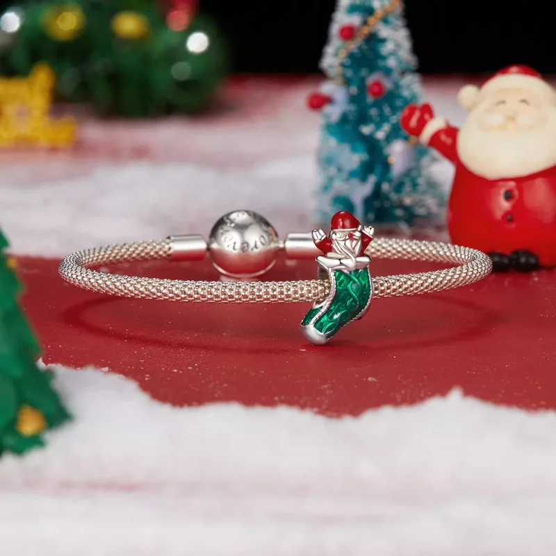 (imagen para) Cuentas para medias navideñas estilo PANDORA - SCC2915 - Ver 5