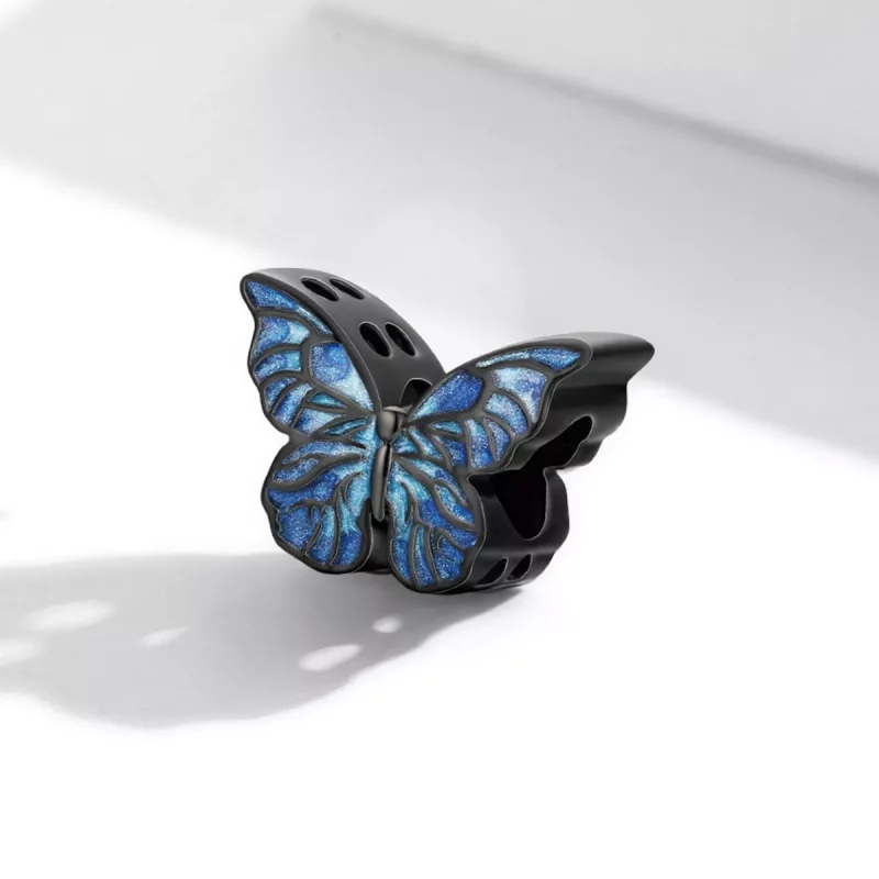 (imagen para) Mariposa oscura estilo PANDORA - BSC550 - Ver 2