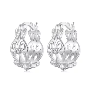 (imagen para) Pendientes con diseño de palacio estilo vintage de PANDORA - BSE1055