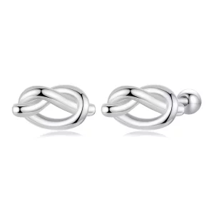 (imagen para) Pendientes con nudo estilo PANDORA - BSE1051