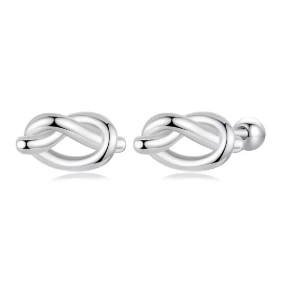 (imagen para) Pendientes con nudo estilo PANDORA - BSE1051