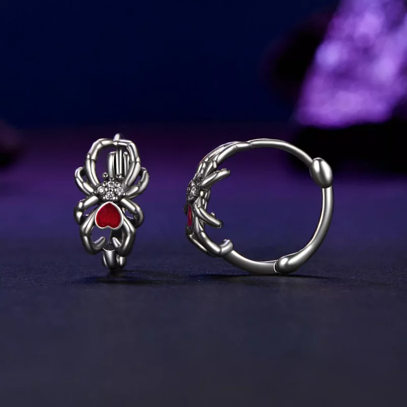 (imagen para) Pendientes de araña estilo PANDORA - SCE1799 - Ver 2