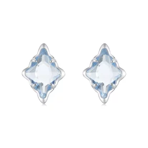 (imagen para) Pendientes de estrella estilo PANDORA - BSE1050