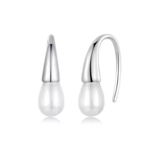 (imagen para) Pendientes de perlas estilo lágrima de PANDORA - BSE1054