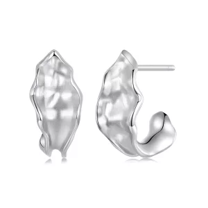 (imagen para) Pendientes de plata brillante estilo PANDORA - BSE1062